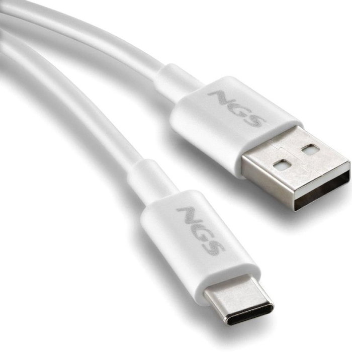NGS Cable USB-A a USB-C Zyro 15W 1m Blanco